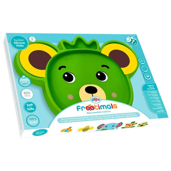 Frootimals Bubba Tropibear anti-slip silicone plate