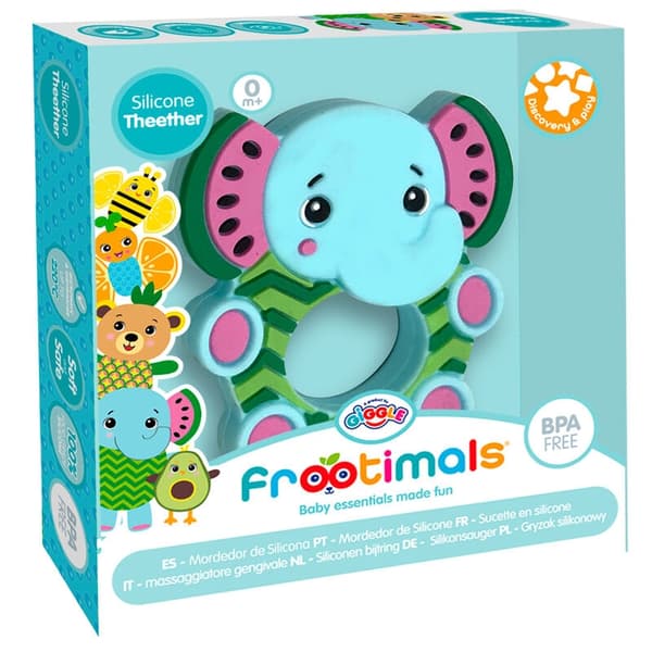 Frootimals Melany Melephant silicone teether