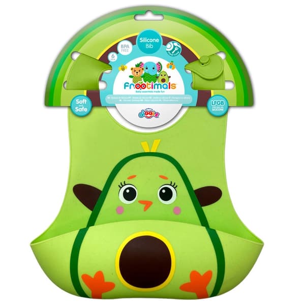 Frootimals Miss Pio Chickicado silicone bib