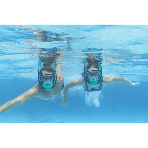 Snorkelbriller og -rør til barn Bestway L/XL Blå (1 enheter)