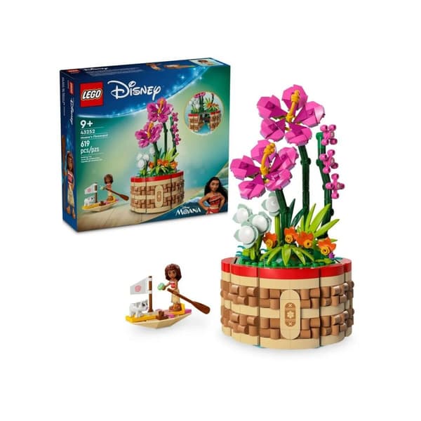 Rakennussetti Lego 43252 Moana's Flowerpot 619 Kappaletta