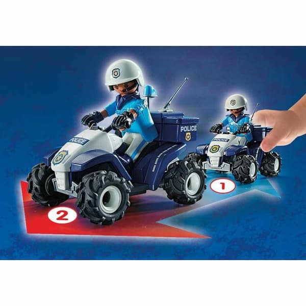 Fordonsspel Playmobil Speed Quad City Action 71092 Polis (21 pcs)