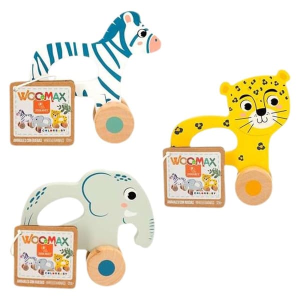 leker man trekker (etter seg) Colorbaby 13 x 5 x 12,5 cm