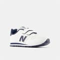 Miniatyrbilde 3 av 7: Jobbesko til Barn New Balance 500 Hook Loop Hvit