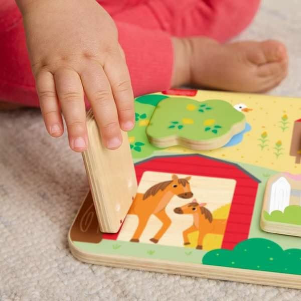 Baby toy Mattel 20 x 20 x 1,91 cm animals