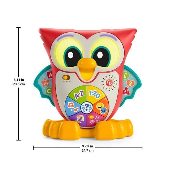 Fisher-Price-Elisabeth the Owl, fransk version-Linkimals HJM69