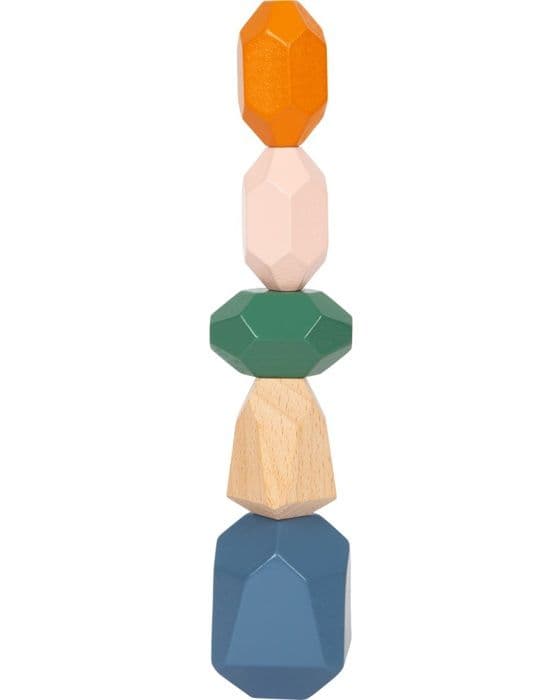 Balansstenar i trä - Montessoriblock