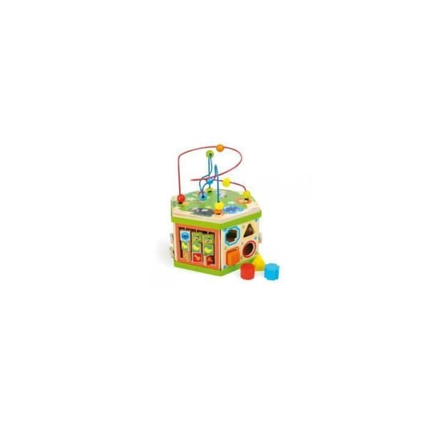 Motorik kub - Legler - 4244 - Trä - 30 x 30 x 32 cm - Från 12 månader