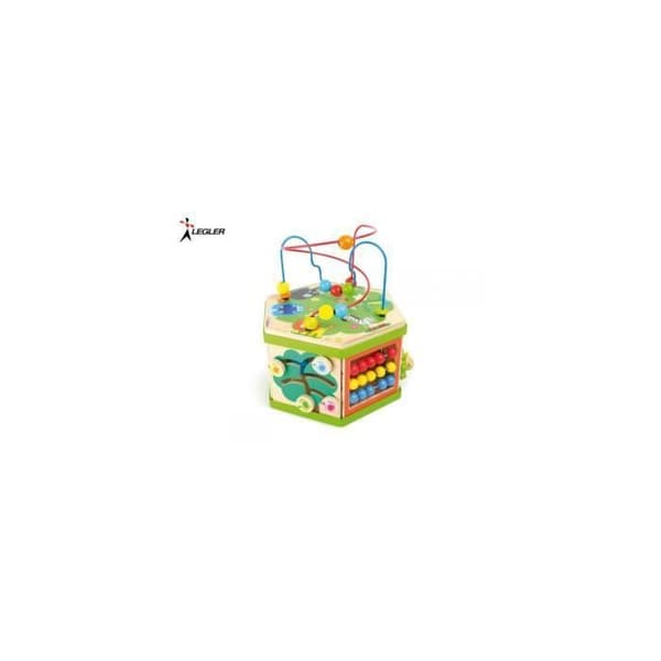 Motorik kub - Legler - 4244 - Trä - 30 x 30 x 32 cm - Från 12 månader