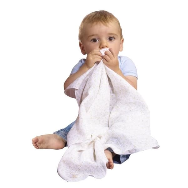 SOPHIE LA GIRAFE Set med 4 broderade babysvampar