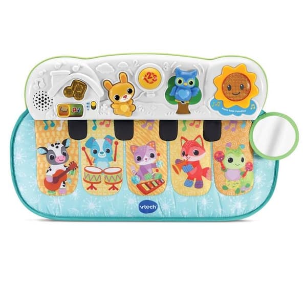 Vtech awakening key - 80-158167 - Baby - Baby piano Musikkuddar | Leksak för baby +3 månader | ESP-version | Flerfärgad