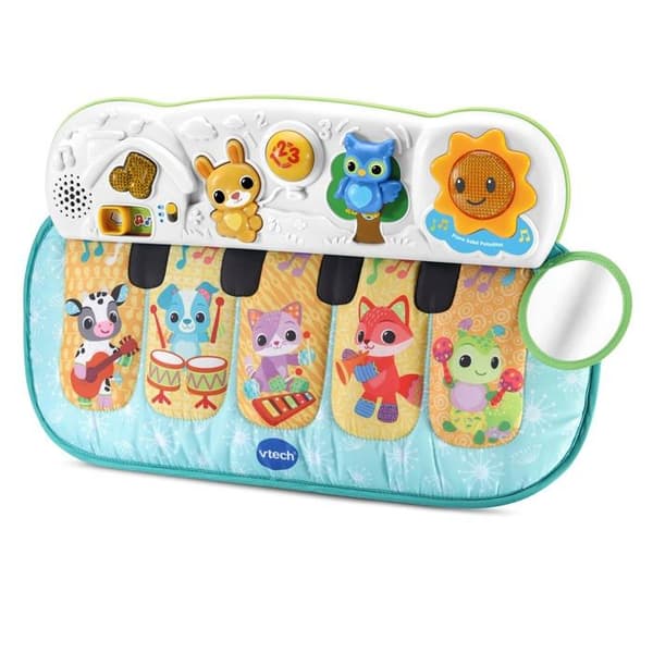 Vtech awakening key - 80-158167 - Baby - Baby piano Musikkuddar | Leksak för baby +3 månader | ESP-version | Flerfärgad