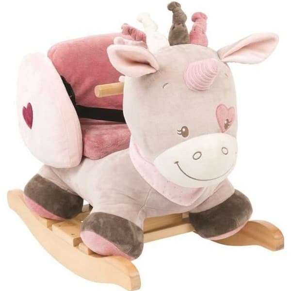 Rocker - NATTOU - Jade The Unicorn - Rosa - Blandat - Från 10 månader