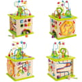 Miniatyrbild 6 av 6: Country Critters Hape Activity Cube - Utvecklingsleksak i trä för spädbarn från 12 månader och uppåt