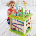 Miniatyrbild 2 av 6: Country Critters Hape Activity Cube - Utvecklingsleksak i trä för spädbarn från 12 månader och uppåt