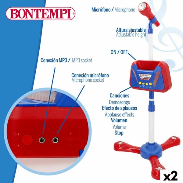 Musical Toy Bontempi 37 x 105 x 37 cm (2 Units)