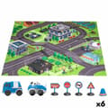 Miniatyrbild 1 av 6: Lekmatta Speed & Go Dodatki Fordon Väg Tyg Plast (6 antal)