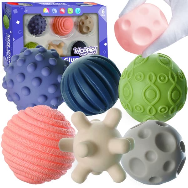 WOOPIE BABY Sensoriska Klämblock 6 st.