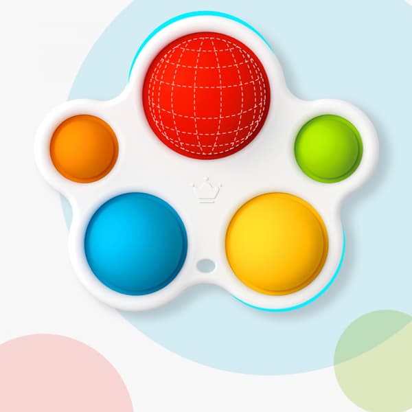 WOOPIE BABY Aistilelu – Stressiä ehkäisevä purululelu POP IT Montessori