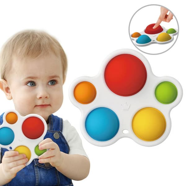WOOPIE BABY Aistilelu – Stressiä ehkäisevä purululelu POP IT Montessori