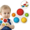Pikkukuva 7 / 8: WOOPIE BABY Aistilelu – Stressiä ehkäisevä purululelu POP IT Montessori