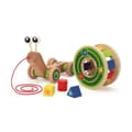 Miniatyrbillede 2 af 5: Interactive Toy Hape Nestable Snail 30 x 18,6 x 11 cm