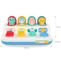Miniatyrbild 8 av 10: WOOPIE BABY Pedagogisk Leksak med Pop-up Djur