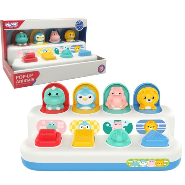 WOOPIE BABY Pedagogisk Leksak med Pop-up Djur