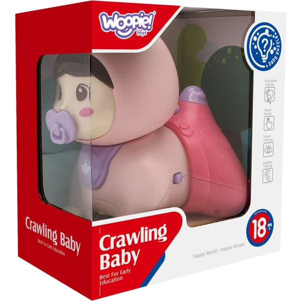 WOOPIE BABY Krypande Babyleksak med Melodier och Ljus