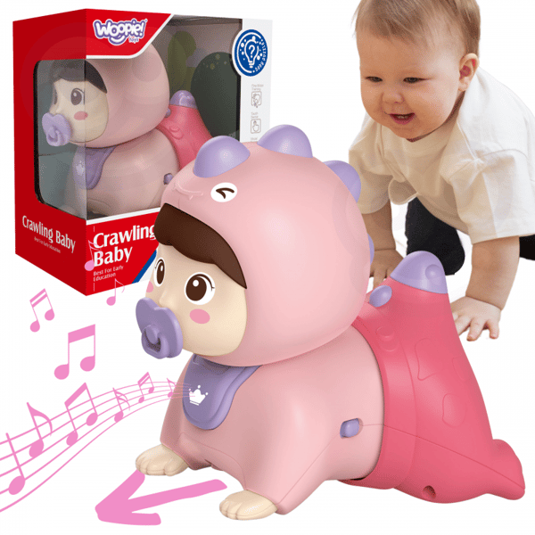 WOOPIE BABY Krypande Babyleksak med Melodier och Ljus