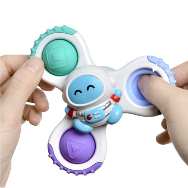 WOOPIE BABY Snurrande Sinnesleksak Raket Alien Ufo – 3 st.