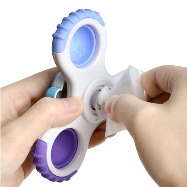 WOOPIE BABY Snurrande Sinnesleksak Raket Alien Ufo – 3 st.