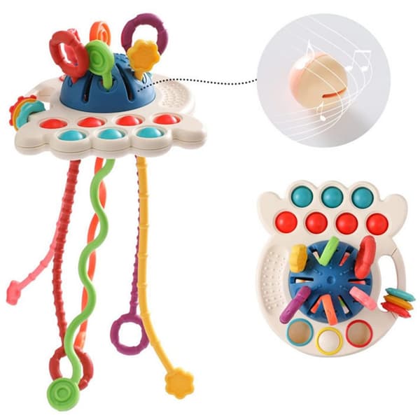 WOOPIE BABY Montessori Sensorisk Bitleksak, Multifunktionell 0+