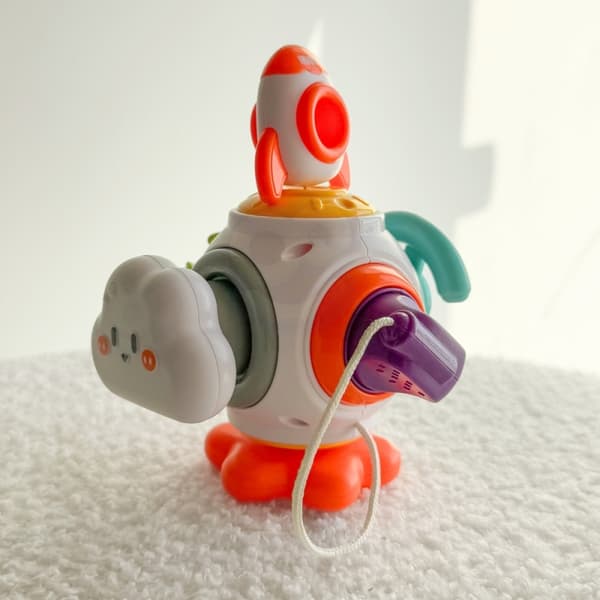 WOOPIE BABY Space Rocket Ball 6-i-1 Montessori 18 måneder+