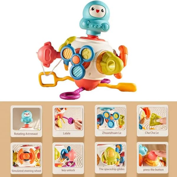 WOOPIE BABY Montessori Cube Sensorisk terning 8-i-1