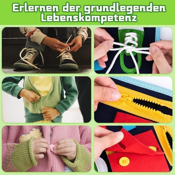 Busy Board Montessori Toy - Aktivitets- och utvecklingsleksaker för barn ,Montessorispel Lär dig finmotorik, Alzheimers produkter