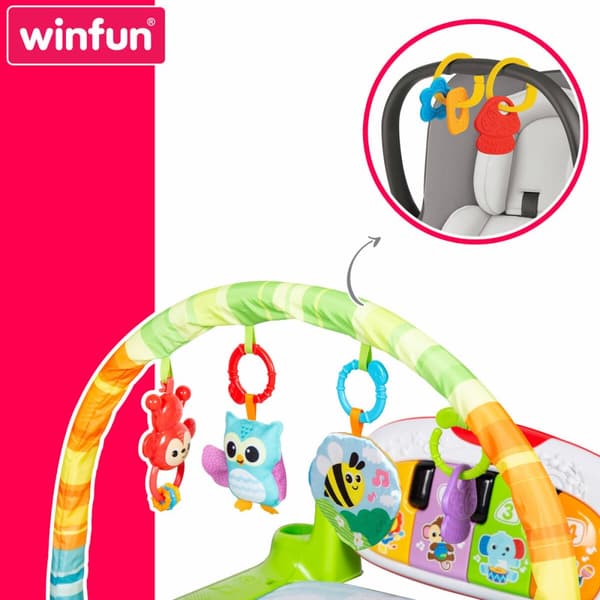 Lekmatta Winfun Tyg Plast 63 x 43 x 91 cm (2 antal)