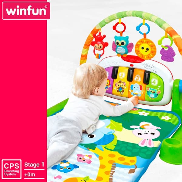 Lekmatta Winfun Tyg Plast 63 x 43 x 91 cm (2 antal)