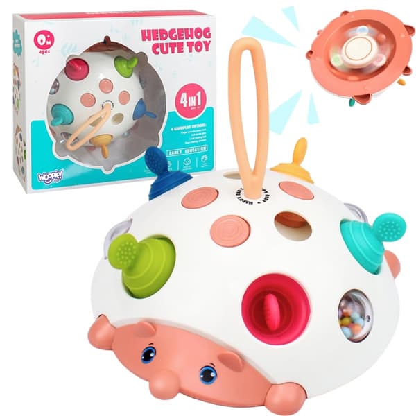 WOOPIE BABY Sensorisk Leksak 4-i-1 Igelkott Pop-it Aktiverande