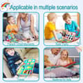 Miniatyrbillede 8 af 8: Montessori Busy Board til børn 1-4 år, aktivitets- og udviklingslegetøj til børn