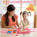 Miniatyrbild 5 av 6: Montessori Busy Board för Barn 1-4 År , Aktivitets- och utvecklingsleksaker för barn