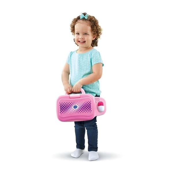 VTECH ORDI GENIUS PRO PINK pedagogisk dator för barn i åldrarna 3 till 7 med mus och 20 aktiviteter inkluderade