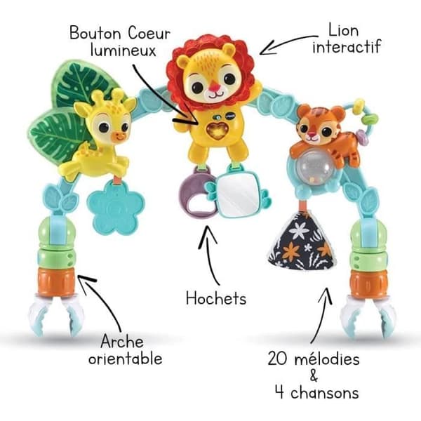 VTECH BABY - Musikalsk aktivitetsbue til baby Loulous
