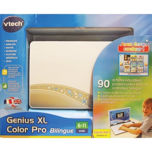 VTECH - Genius XL Color - Kaksikielinen Pro Lapsi - Harmaa