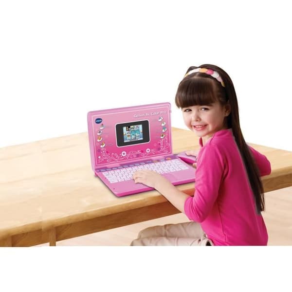 VTECH Genius XL Color Pro Tosproget Computer Lyserød - 6-11 år