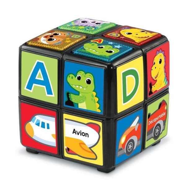 Pedagogisk leksak - VTECH BABY - Tourni Cube - Alfabet, Djur, Fordon - Unisex - 18 månader+