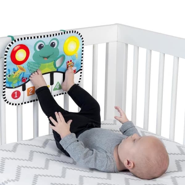 BABY EINSTEIN Musikalisk Babyleksak, Ocean Explorers Neptunus Sköldpaddan Tangentbord, Upptäck Siffror, Former och Färger, 3