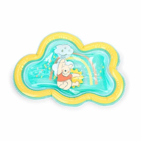 DISNEY BABY -WINNIE- Vattenmatta för baby, sensoriskt och pedagogiskt spel, uppblåsbar, lätt att rengöra, hopfällbar, från födseln