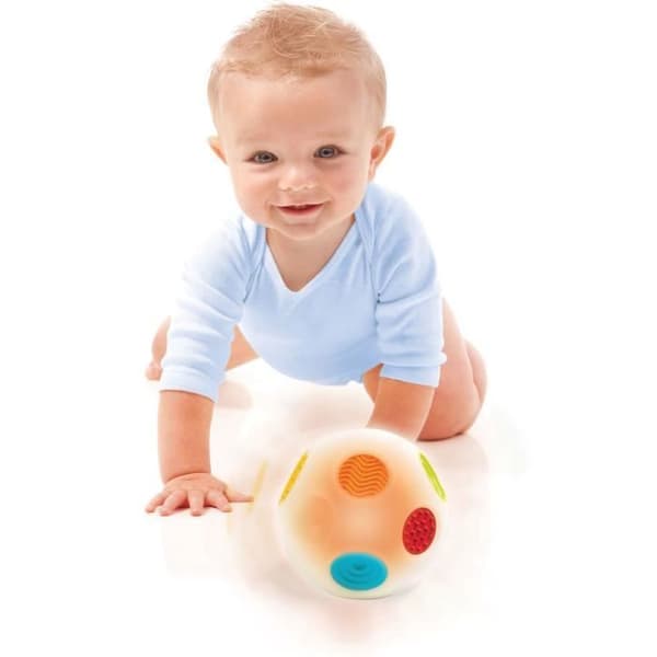 Interaktiv babyleksak - INFANTINO - Senso' Ljudboll - 4 melodier - 7 färger och ljus - 6 texturer