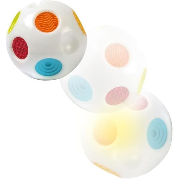 Interaktiv babyleksak - INFANTINO - Senso' Ljudboll - 4 melodier - 7 färger och ljus - 6 texturer